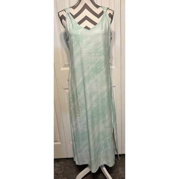 Columbia Maxi Dress Bathing Suit Cover Up Resort Vacation Casual Comfy Medium - Picture 1 of 6
